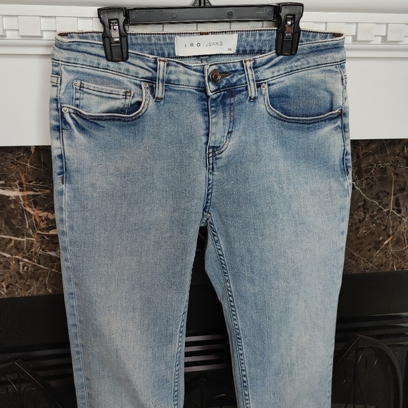 IRO AJUSTE SKINNY JEANS, BLUE 25 - Picture 2 of 8